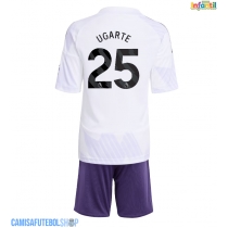 Camisa de time de futebol Manchester United Manuel Ugarte #25 Replicas 2º Equipamento Infantil 2025-26 Manga Curta (+ Calças curtas)